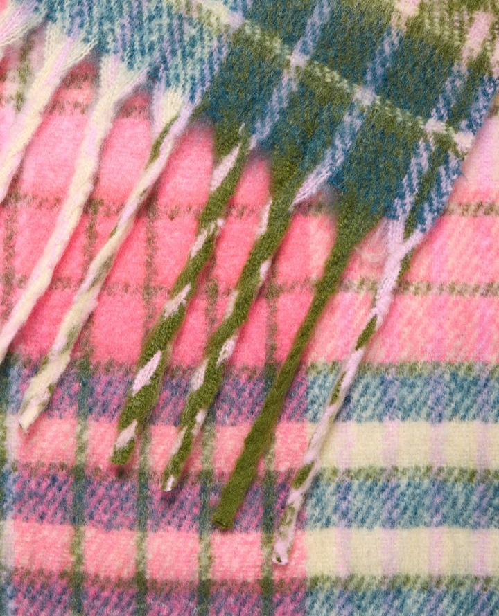 Ichi Laya Rifle Green Stripe Scarf