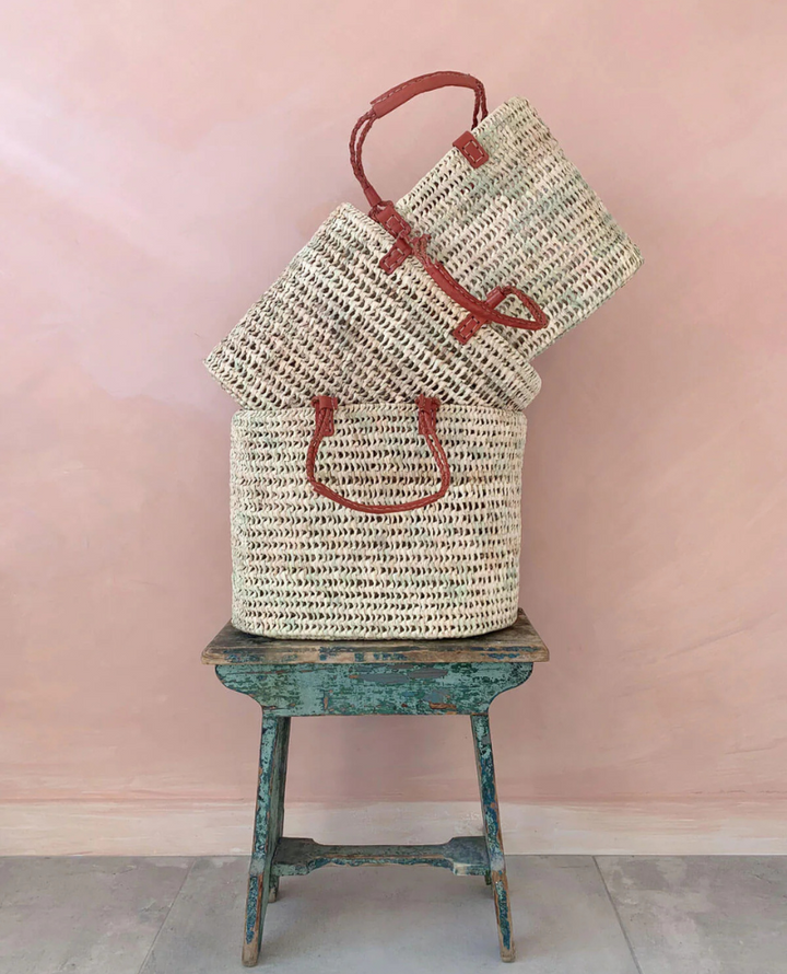 Bohemia Design Rust Red Shopping Basket