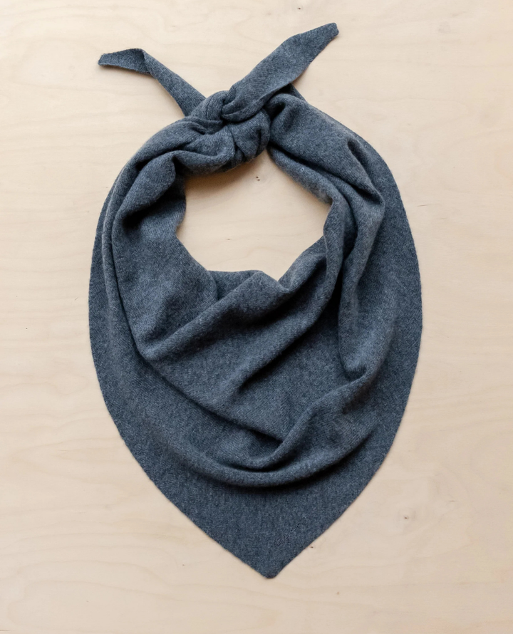 TBCo Merino Triangle Charcoal Scarf Popup