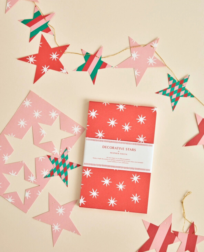 Heather Evelyn Decorative Star Garland