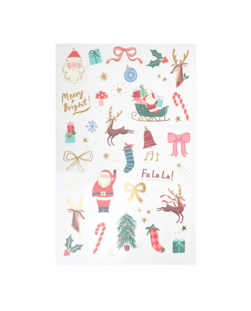 Meri Meri Christmas Temporary Tattoos