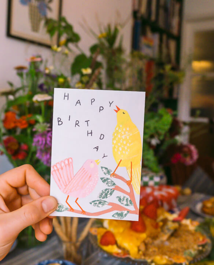 Hadley Birthday Birds Card