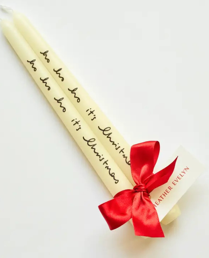 Heather Evelyn Ho Ho Ho Candle Pair