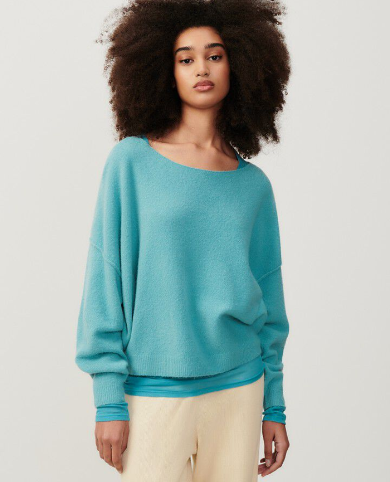 American Vintage Damsville Drizzle Blue Knit