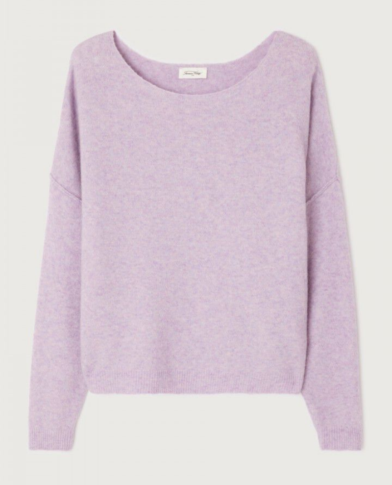 American Vintage Damsville Glycine Lilac Knit
