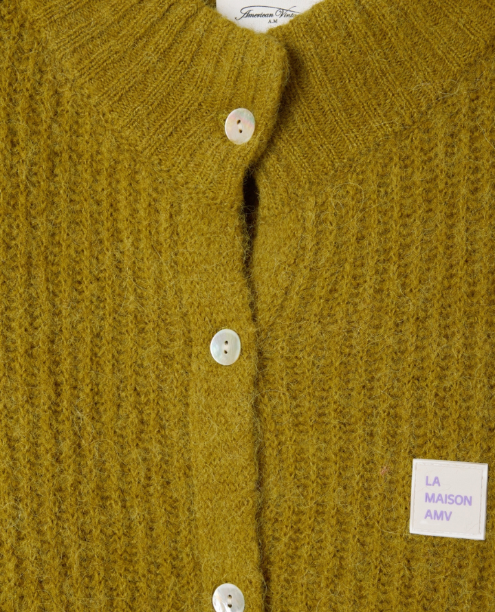 American Vintage East Amazonian Green Cardigan