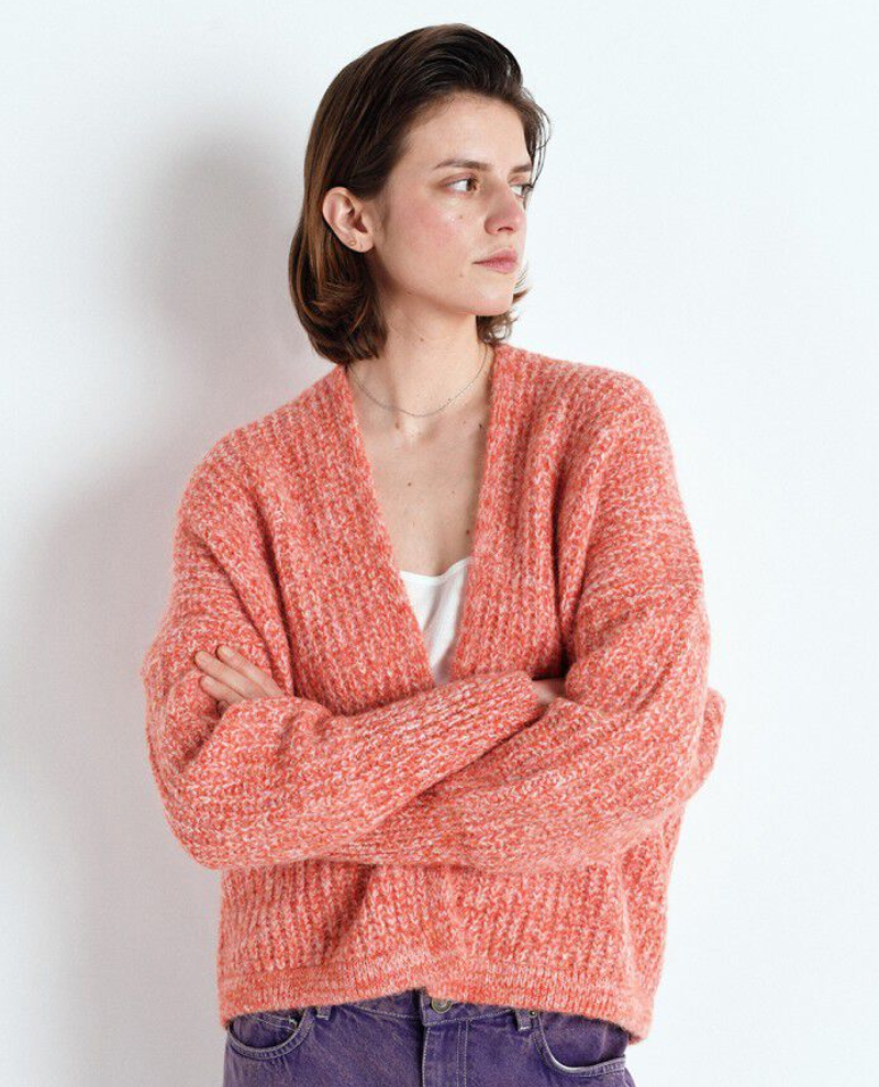 American Vintage East Gaspacho Red Cardigan