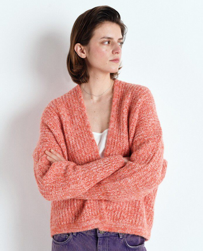 American Vintage East Gaspacho Red Cardigan