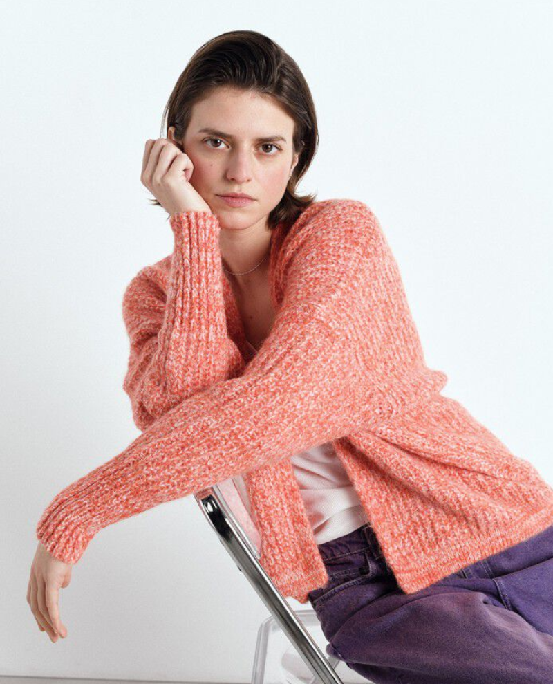 American Vintage East Gaspacho Red Cardigan
