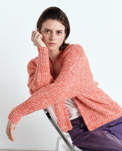 American Vintage East Gaspacho Red Cardigan
