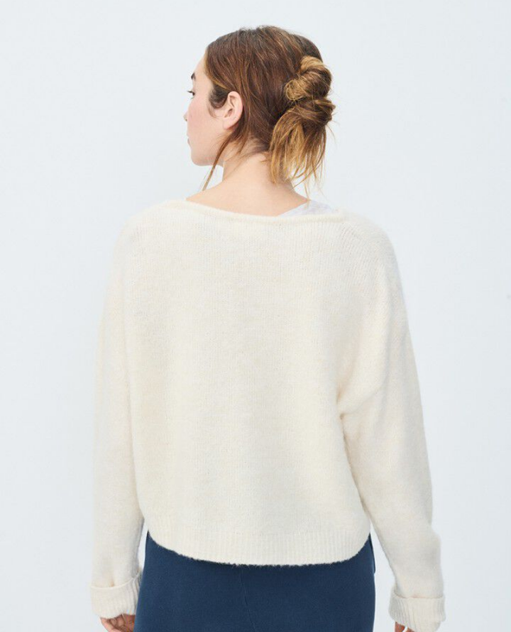 American Vintage East Pearl V-Neck Knit