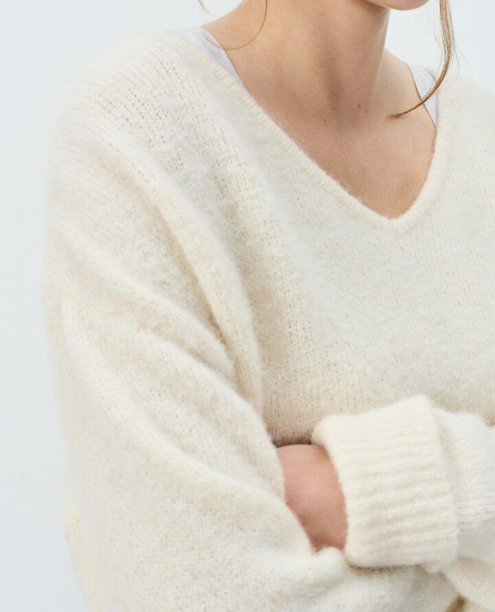 American Vintage East Pearl V-Neck Knit