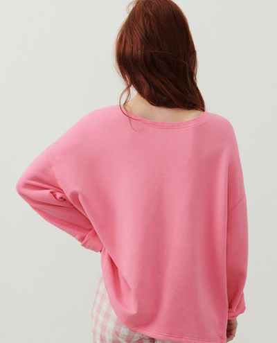American Vintage Hapylife Bubblegum Pink Sweatshirt