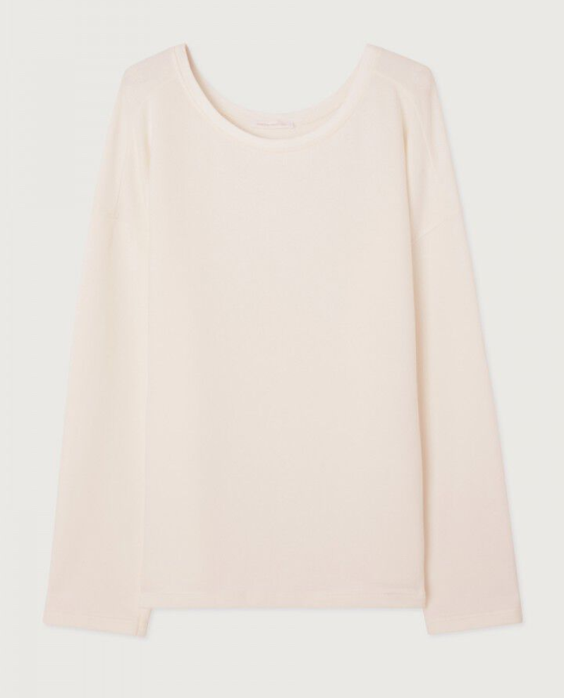 American Vintage Hapylife Dove White Sweatshirt