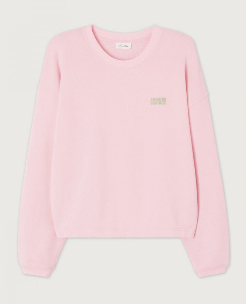 American Vintage Izubird Almond Pink Sweatshirt