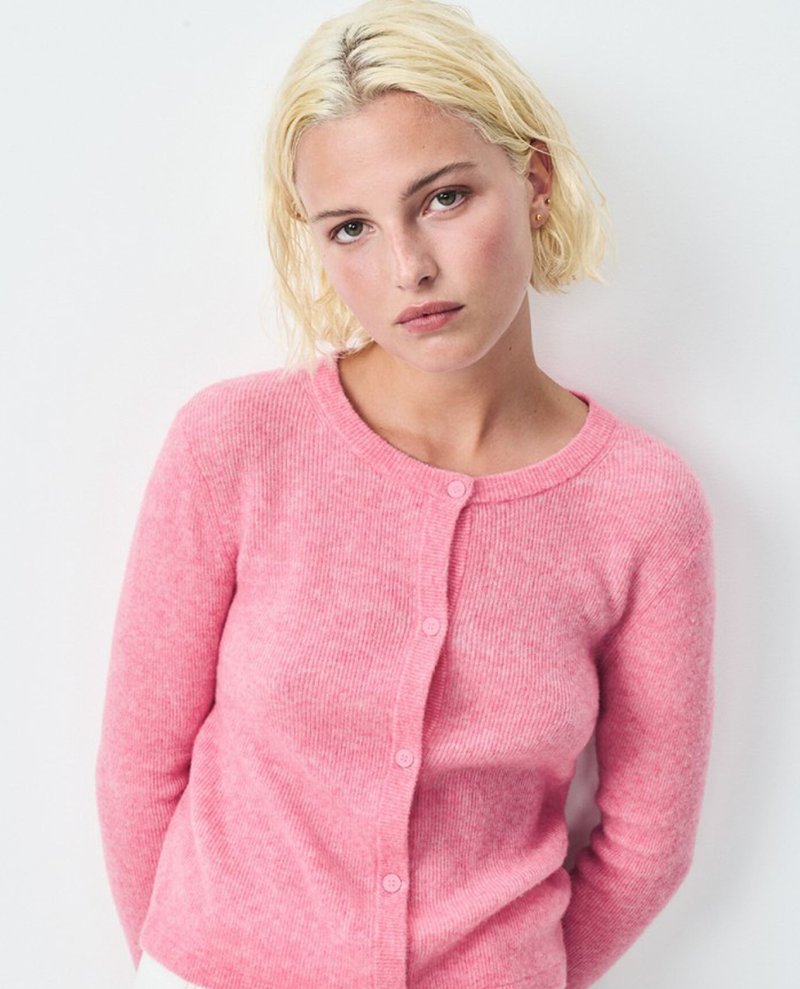 American Vintage Raxow Princess Pink Cardigan