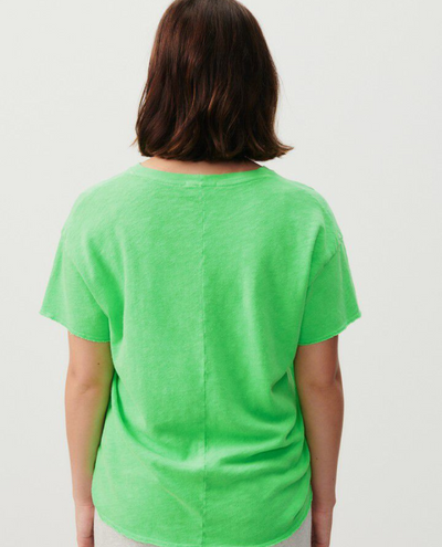 American Vintage Sonoma Fluro Parrot Green T-Shirt