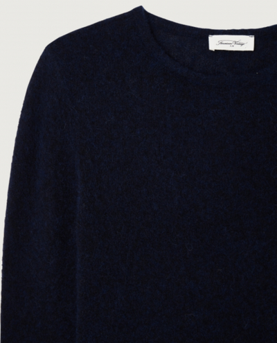 American Vintage  Xinow Black Round Neck Knit