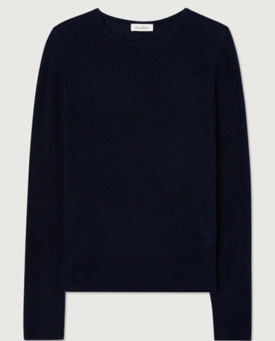 American Vintage  Xinow Black Round Neck Knit