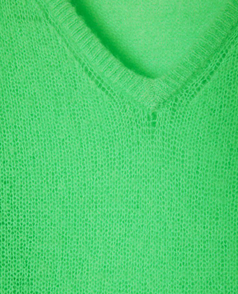 American Vintage Zakday Parrot Green Knit