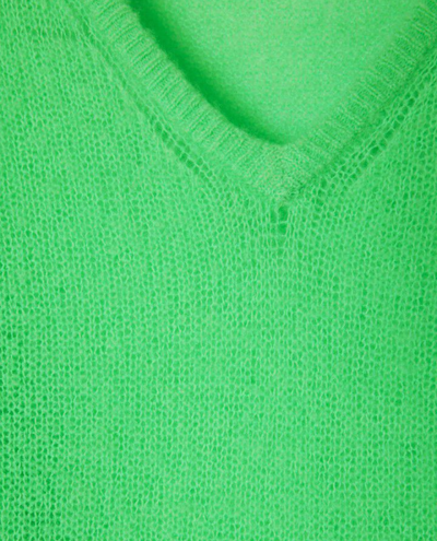 American Vintage Zakday Parrot Green Knit