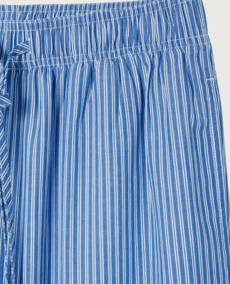 American Vintage Zatybay Blue Stripe Trousers