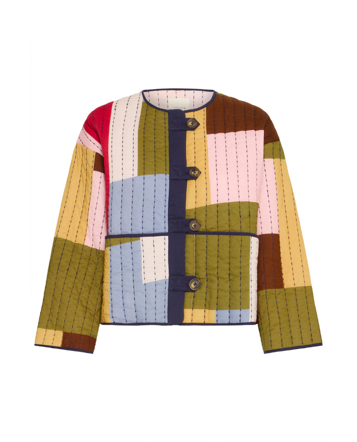 Atelier Reve Monique Rainbow Patchwork Jacket