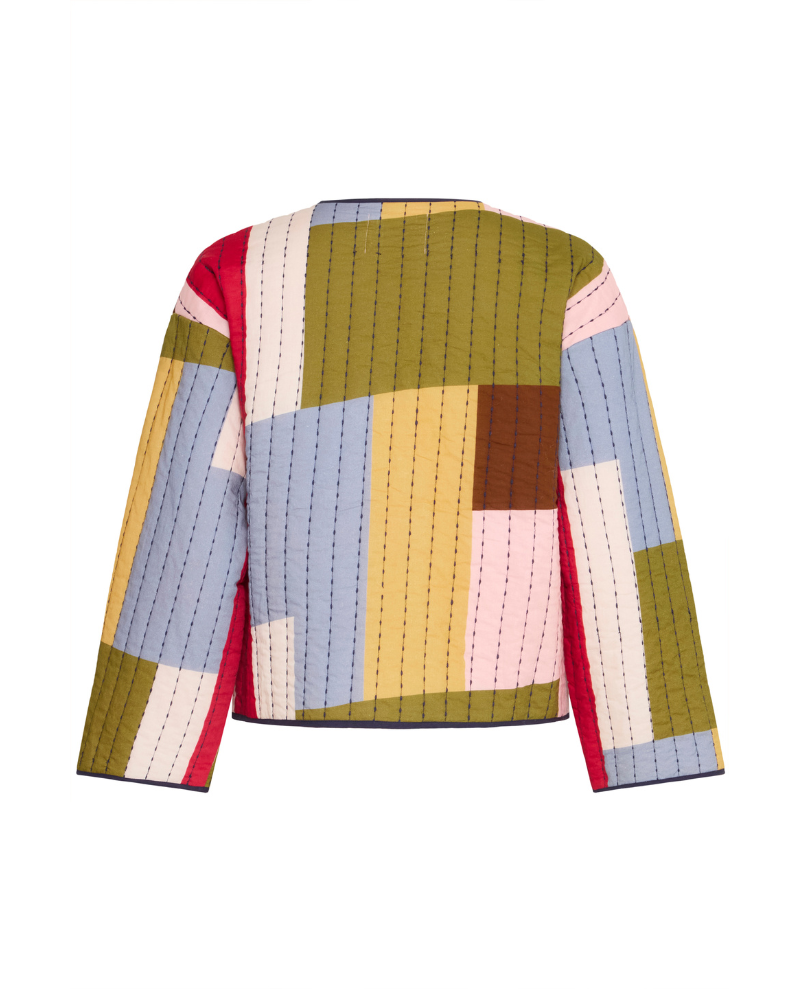 Atelier Reve Monique Rainbow Patchwork Jacket