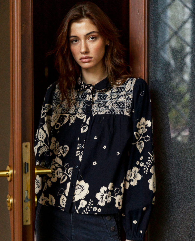 Atelier Reve Tulla Black Blouse