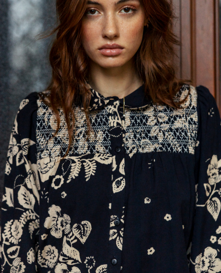 Atelier Reve Tulla Black Blouse
