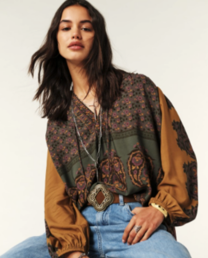 Ba&sh Baker Chocolate Blouse