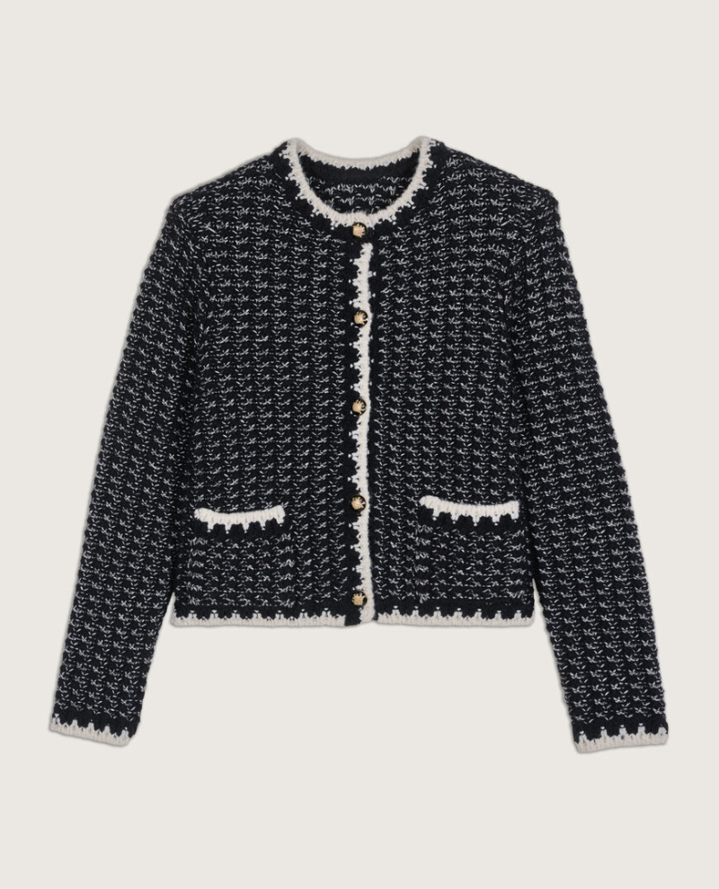 Ba&sh Bill Black Cardigan