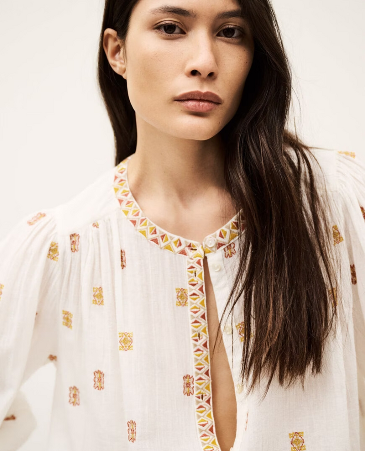 Ba&sh Daphne Ecru Blouse