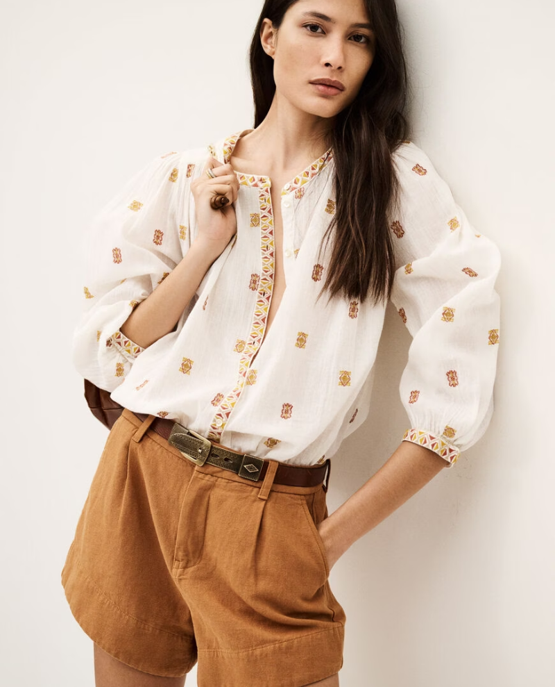 Ba&sh Daphne Ecru Blouse
