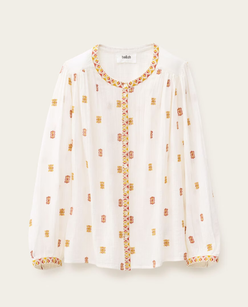 Ba&sh Daphne Ecru Blouse