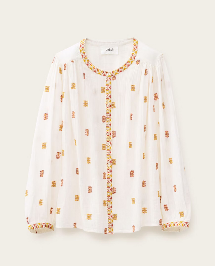 Ba&sh Daphne Ecru Blouse