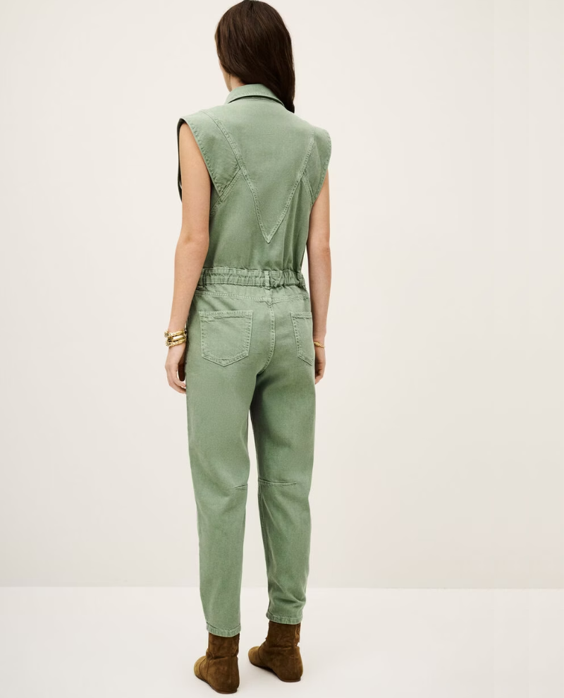 Ba&sh Figo Green Jumpsuit
