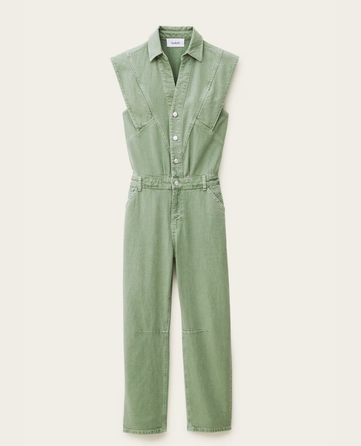 Ba&sh Figo Green Jumpsuit