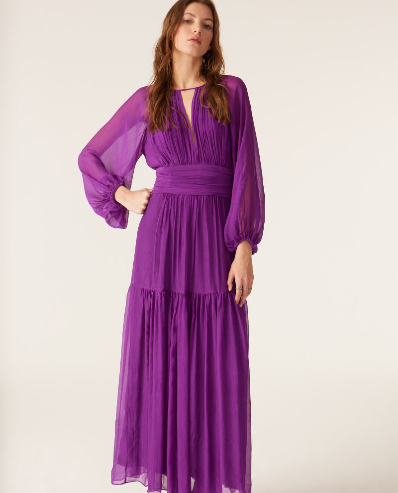 Ba&sh Helena Violet Dress
