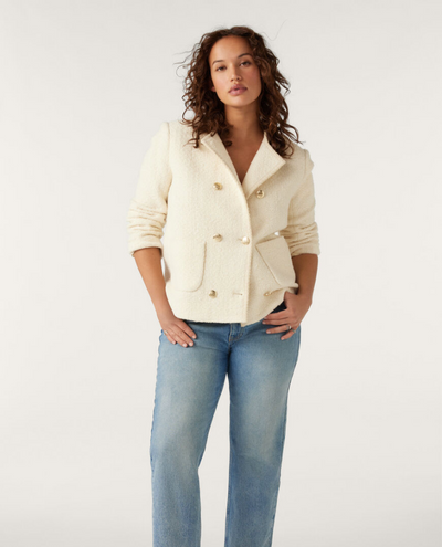 Ba&sh Joe Cream Jacket