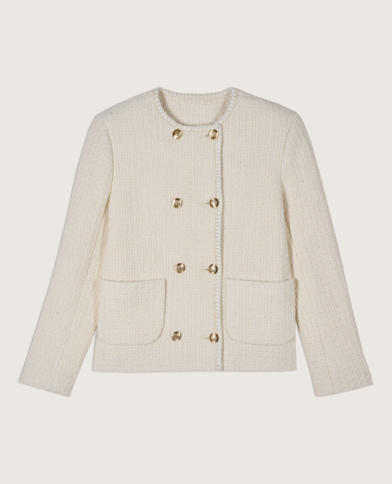Ba&sh Joe Cream Jacket