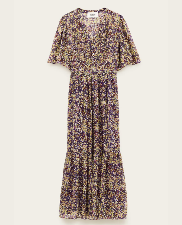 Ba&sh Lariol Violet Dress