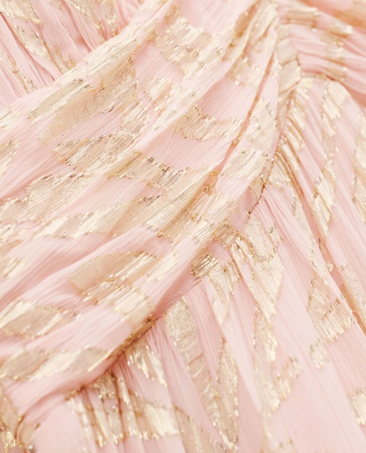 Ba&sh Mila Pale Rose Pink Maxi Dress