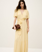 Ba&sh Natalia Yellow Maxi Dress