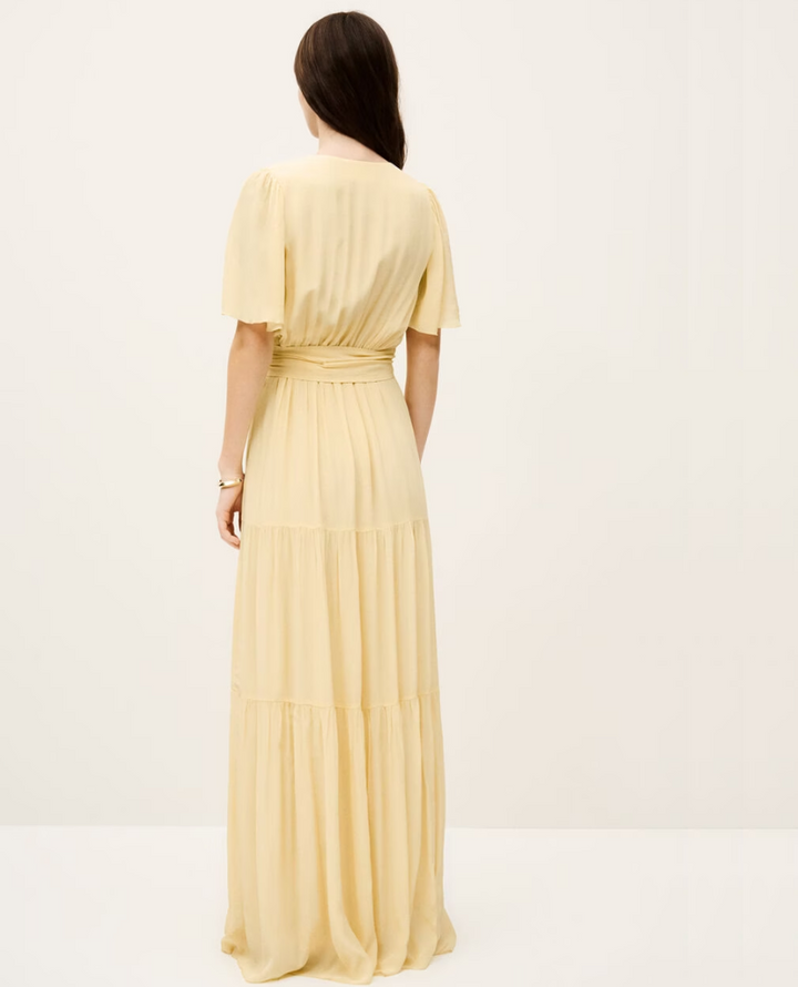 Ba&sh Natalia Yellow Maxi Dress
