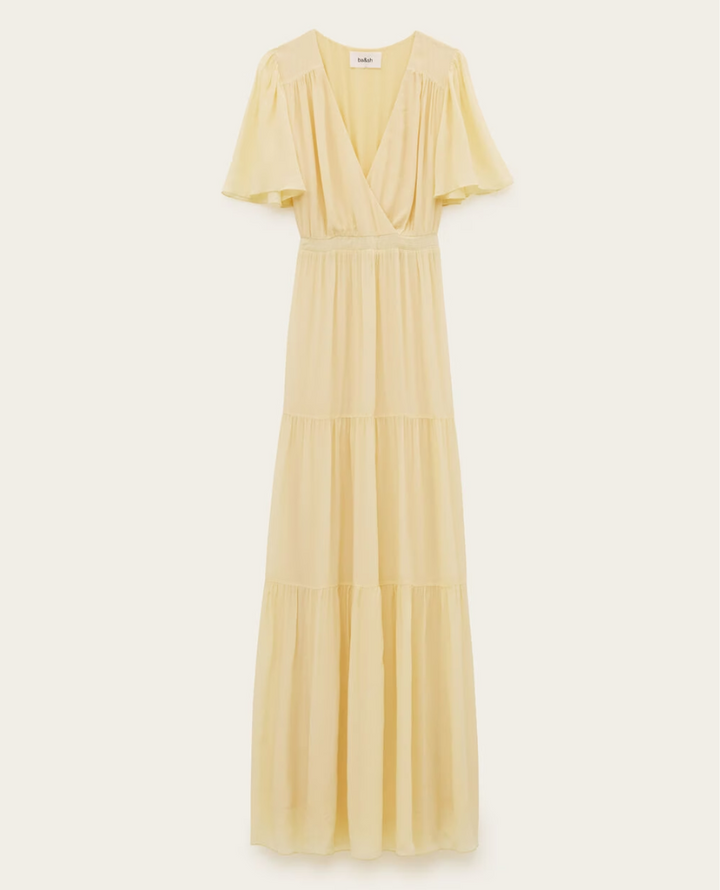 Ba&sh Natalia Yellow Maxi Dress
