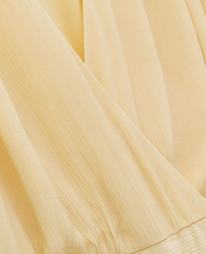 Ba&sh Natalia Yellow Maxi Dress