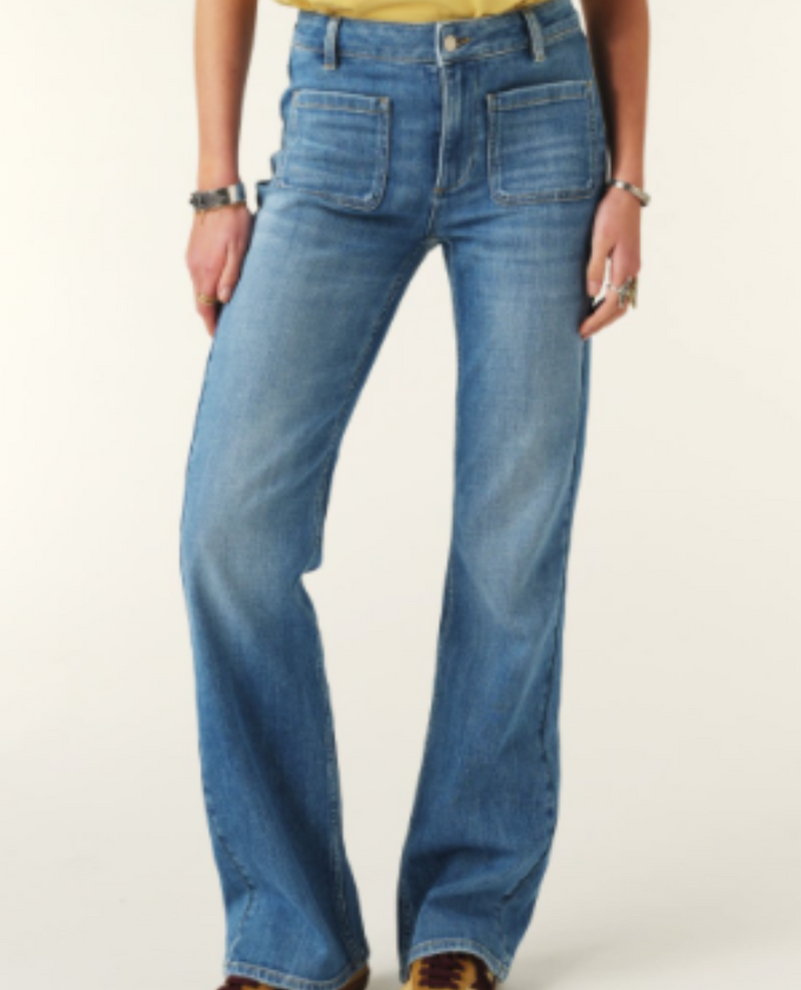 Ba&sh Ross Blue Flare Jeans