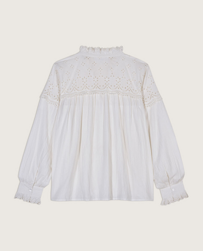 Ba&sh Sarah Broderie Anglaise Blouse