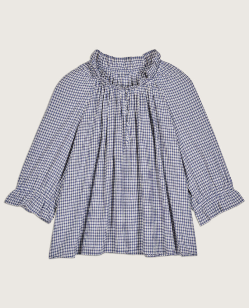 Ba&sh Smint Checked Blue Shirt